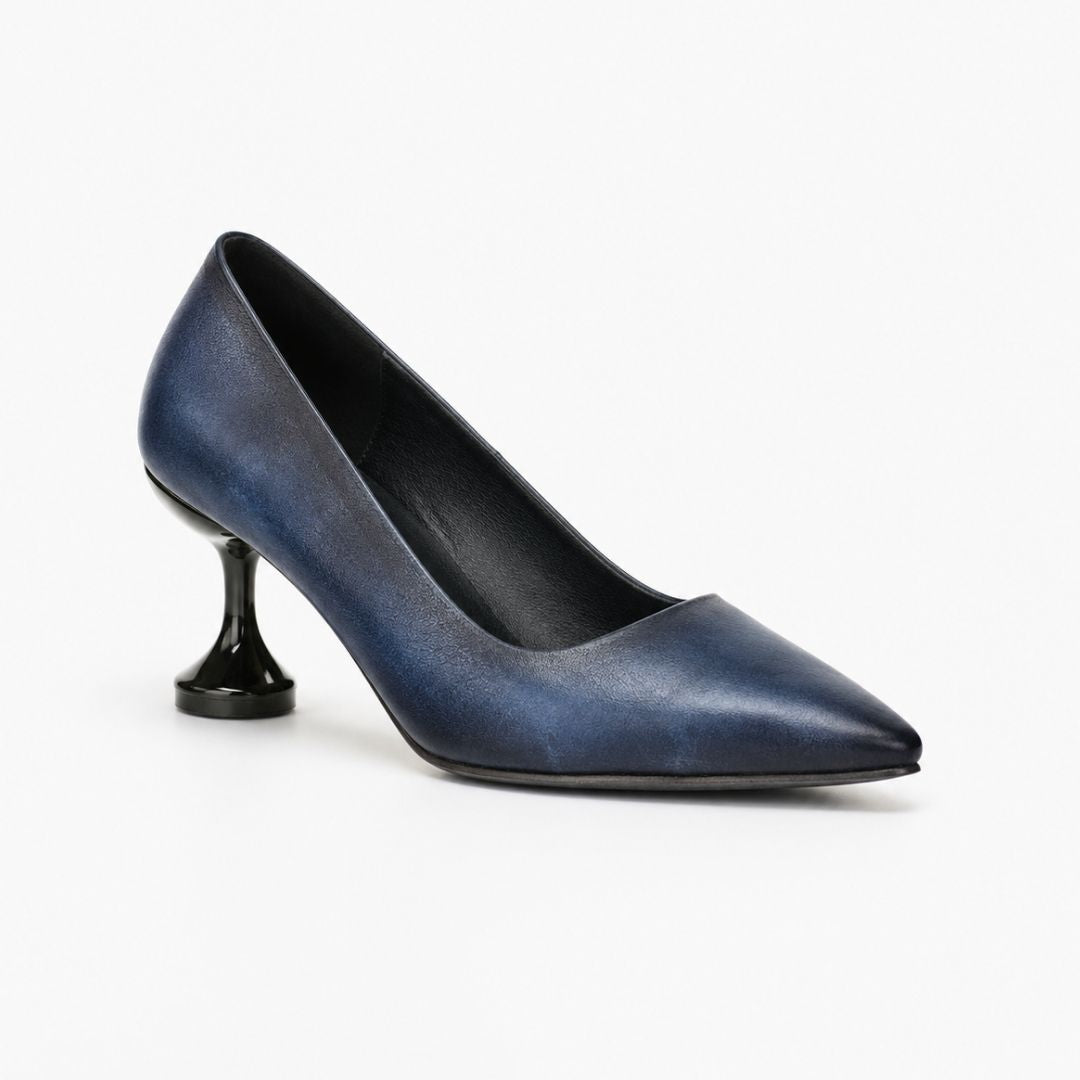 Women’s Heels Vintage Hand-Painted Patina