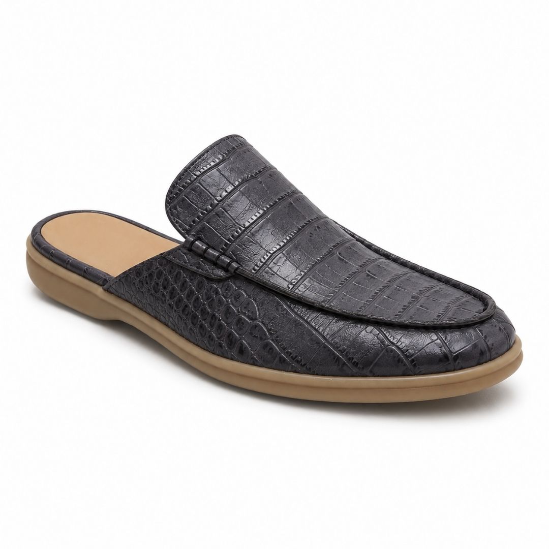 Men's Genuine Leather Mule – Timeless Style & Everyday Comfort